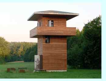 Wachturm aus der Römerzeit bei Essing im Altmühltal