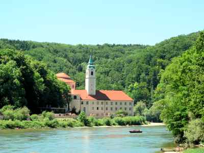 Kloster Weltenburg bei Kelheim im Altmühltal